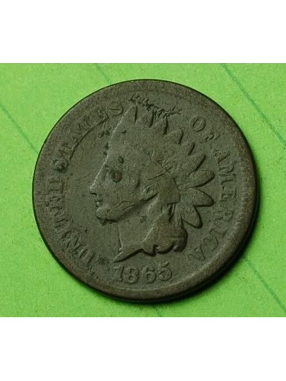 X37 1865 Indian Head Cent Penny 1c - Check Out Our eBay Store - old coin money